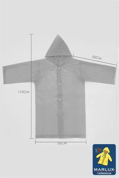 Imperméable Unisexe pour Enfant Vert Pistache Résistant au Vent et à l'Eau