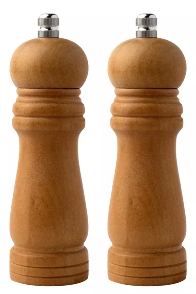 Bamboo Body All-Wood Salt and Pepper Grinder Spice Mill Medium Size Cm koza gift