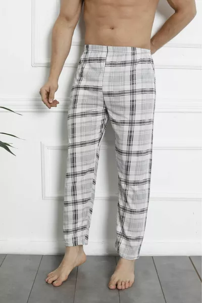 Herren Baumwoll-Pyjama-Hose 