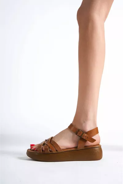 Women's Genuine Leather Casual Sandals T