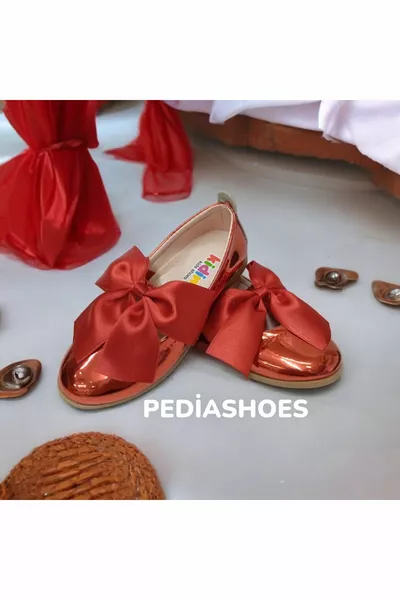 ORTHOPEDISCHE STIJLVOLLE BALLERINA'S MET VLINDERDAS VOOR MEISJES