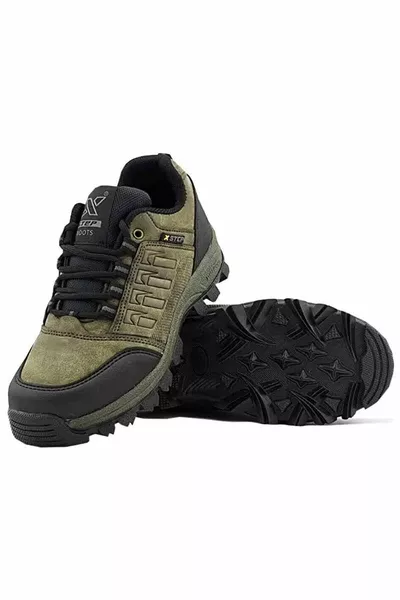 Non Slip Sole Waterproof Winter Unisex Khaki Short Boots