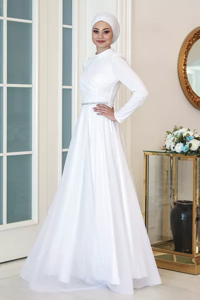 Вечерни рокли с хиджаб Işıl