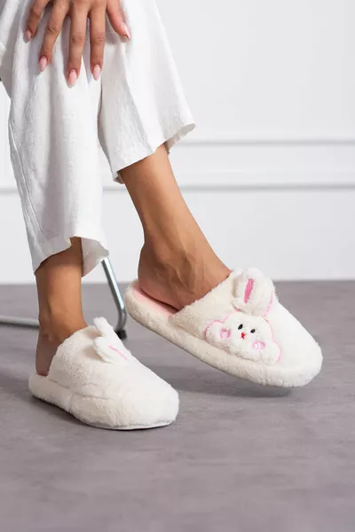 Soft Plush Rabbit Figured House Slippers Plush House Slippers Women Winter Slippers Soft House Slippers Warm