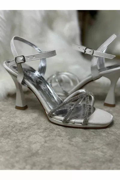 Abiti da sera da donna 3 scarpe da sera a spirale a tripla fascia alla caviglia legate a croce sottili tacchi alti scarpe da sera 