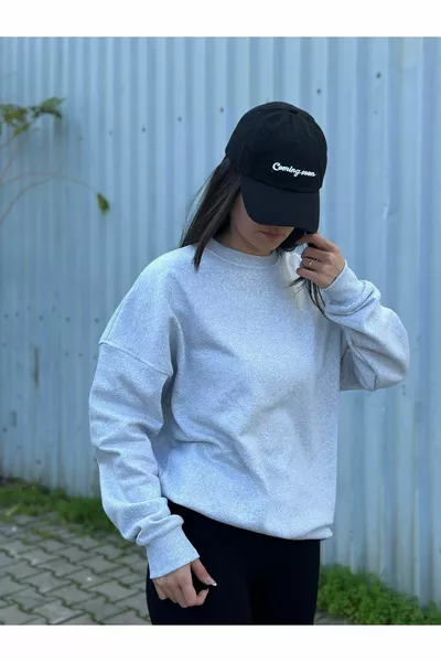 Women's Black Loose Cut Leggings Sports Shorts Skirt GREY