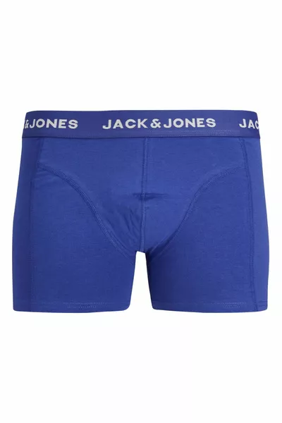 حزمة شعار رجالي من 5 ملاكمين بلون سادة - أسود