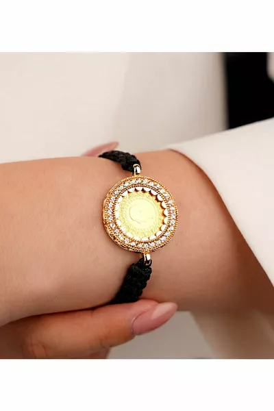 سوار إطار فارغ لربع ذهبي للسيدات