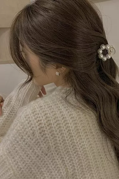 Fermoir rond Pearl Latch femme