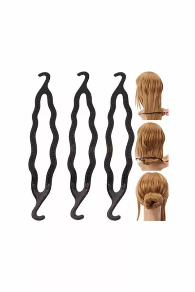 Hair Bun Making and Hair Braiding Apparatus Set