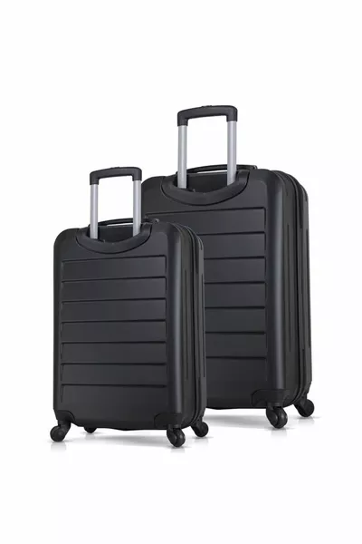 Ruby Abs Kabine und mittelschwarzes 2-teiliges Kofferset