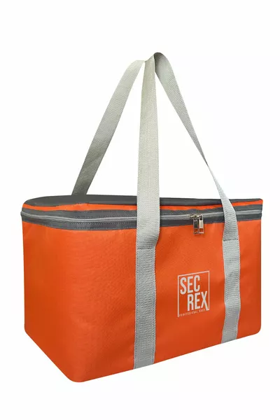 Thermo Camping Picnic Freezer Cold Holder Thermal Bag  Liter Orange - Grey