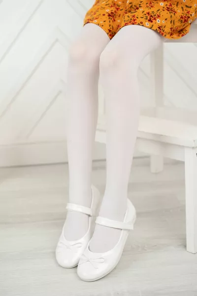 سبتمبر الحرارية عدم الانزلاق الوحيد شارب القوس الفيلكرو الفتيات الباليه الشقق براءات الاختراع والجلود الأبيض