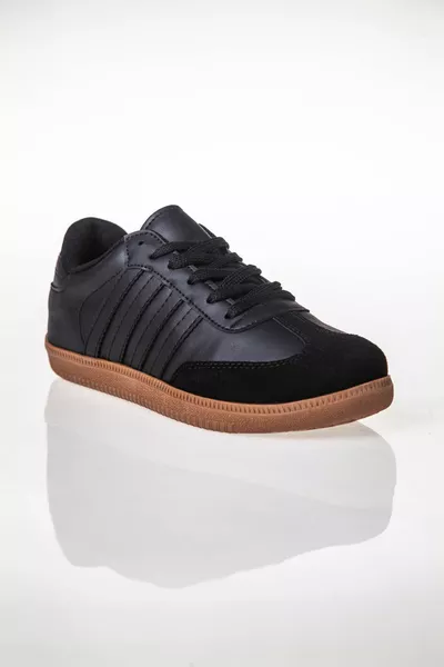 Çizgili Günlük Spor Ayakkabı Sneaker Bağcıklı Unisex Rahat ve Ergonomik Spor Ayakkabı Hava Alan