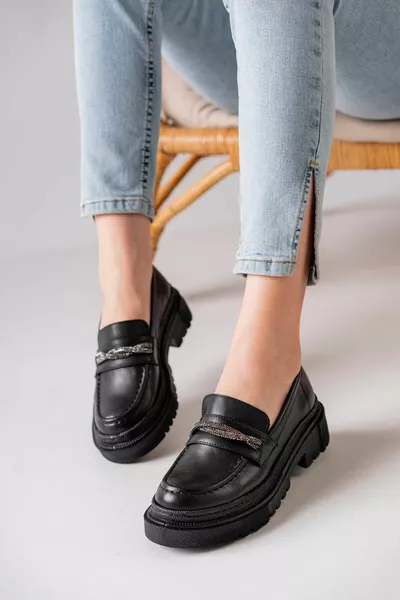 Mocassins Mocassins à semelle épaisse Stone pour femmes