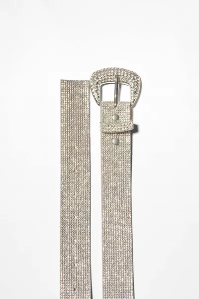 حزام بمشبك حجري لامع