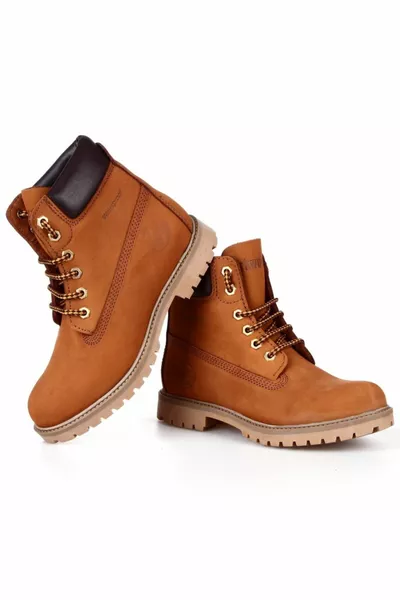 Darkwodd  أحذية للجنسين Nubuck قرفة مقاومة للماء