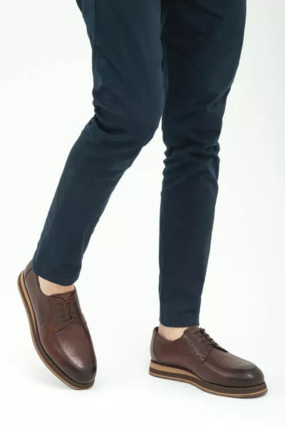 أحذية كاجوال جلد طبيعي للرجال   Erk Ayk /