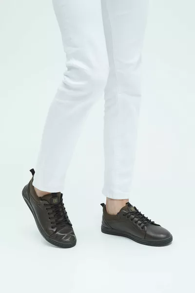 حذاء كاجوال جلد طبيعي للرجال   ERK AYK 