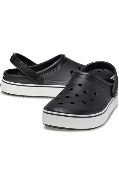 Off Court Clog Schwarz Herren Hausschuhe 