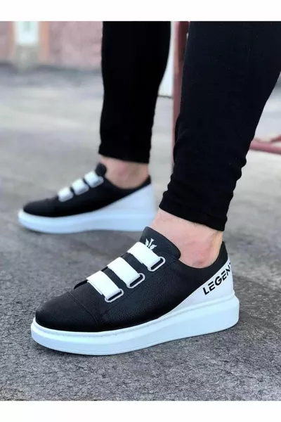 SBN 3 Band Legend Charcoal Thick Sole Casual Men's Shoes