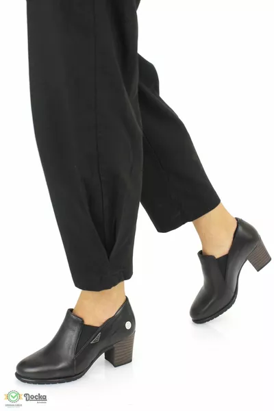 Damen Orthopädische Winterschuhe Aus Echtleder Mit Dicken Absätzen /