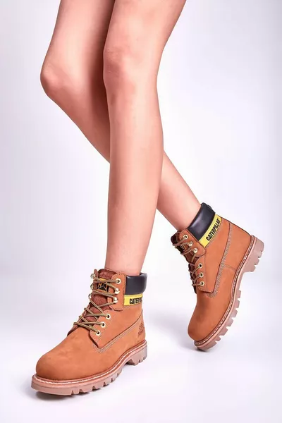 Кожаные сапоги на подошве Lasik