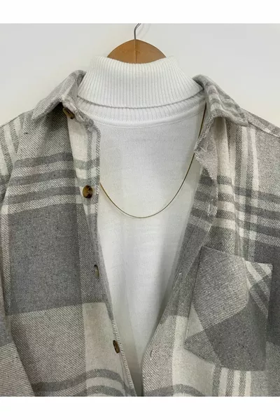 Men's Single Pocket Oversize Lumberjack Shirt