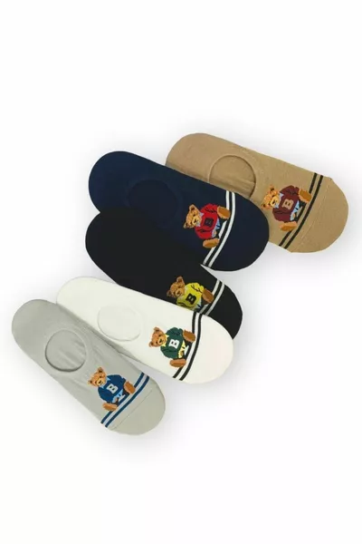 Women's 5 Li Teddy Bear Teddy Bear Ballet Socks Set