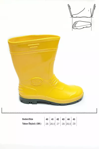 أحذية رجالية قصيرة PVC