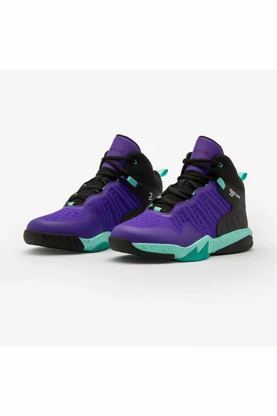 Chaussures de basket-ball pour enfants - Violet/Noir -  High JR