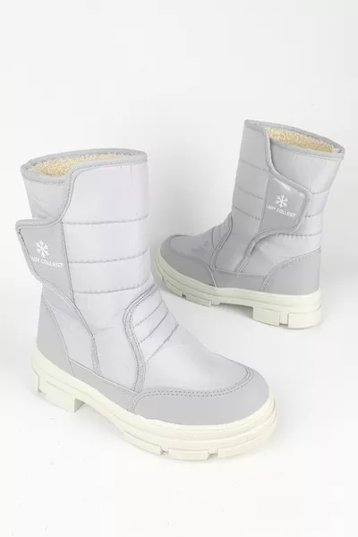 In-day thermische antislipzool klittenband ijs sneeuwlaarzen voor dames