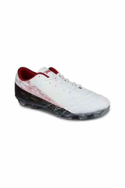  Chaussures de football Blanc-noir-rouge