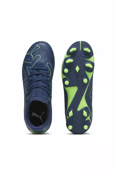 اللعب المستقبلي FG / AG Jr أحذية كرة القدم الزرقاء للأطفال