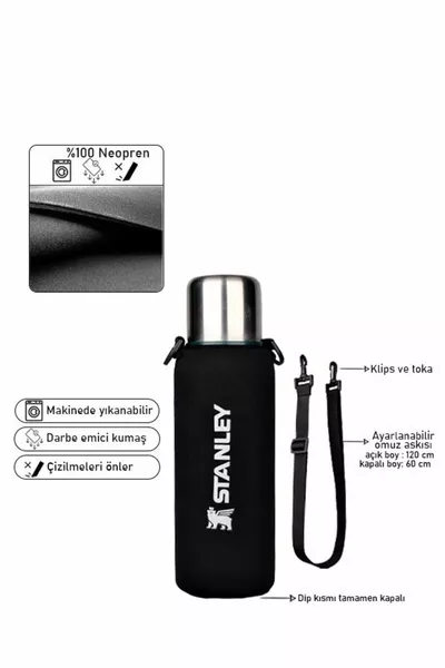 الياقوت التخييم النيوبرين الترمس حالة مع حزام الكتف 1.0 لتر مغامرة (بدون مقبض)