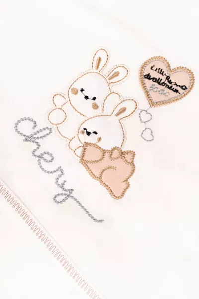 Одежда для новорожденных Детская одежда Хлопок Малыш Коричневый Кролик  шт. Выход из больницы