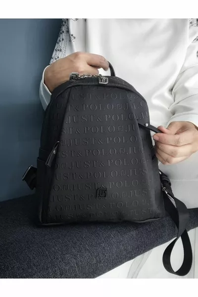 Женская голубая спортивная сумка с 9 отделениями TM Черный