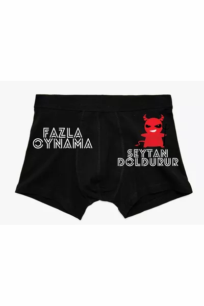 Ne jouez pas trop imprimé Boxer Homme \ Homme