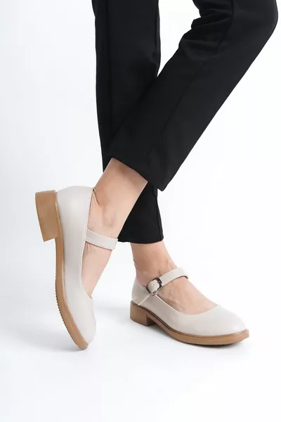 Chaussures Mary Jane à semelle plate pour femmes