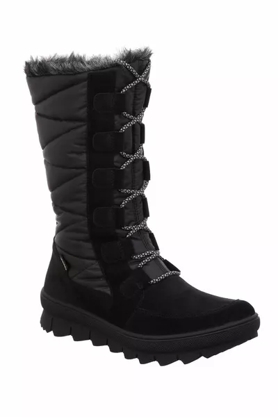 Novara Gore-tex Women's Lace-Up Zippered Long Snow Boots 