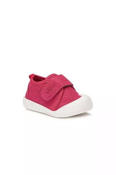 الأطفال . الخطوة الأولى أحذية جلدية للجنسين الفوشيه