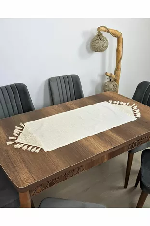 Ручная кружевная кисточка Бегунок Ранир Чехол Булдан Работа Моника Лен Журнальный Столик Настольный Камин 