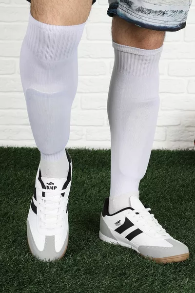  كرة طائرة كرة قدم الصالات للرجال أحذية رياضية داخلية أبيض