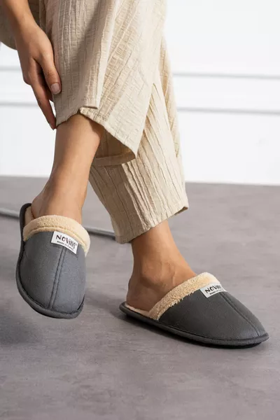 Unisex Soft Sole Fluffy Hot Lined Home Garden Bundle Dowry Slippers