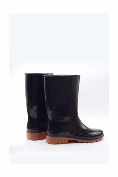 للجنسين Recber الأحذية السوداء حديقة المطر الصياد أحذية العمل