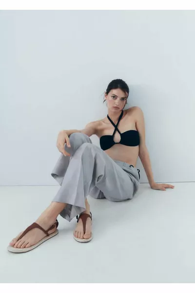 Leren sandalen met bandjes