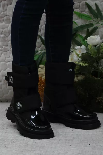 .K. دولسي التشريحية الدافئة بطانة غير زلة أحذية الفتيات الوحيدة