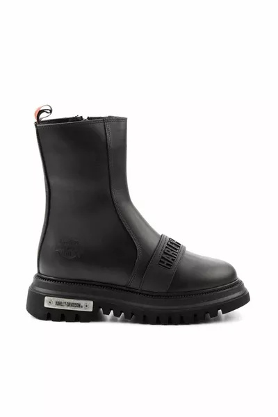 Zwart Leren Dames Laarzen & Bootie 