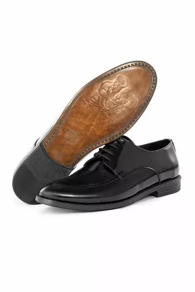 Tira klassieke herenschoenen van echt leer, klassieke derbyschoenen, klassieke veterschoenen