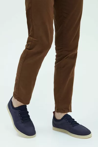 Chaussures décontractées en cuir véritable pour hommes   ERK AYK 